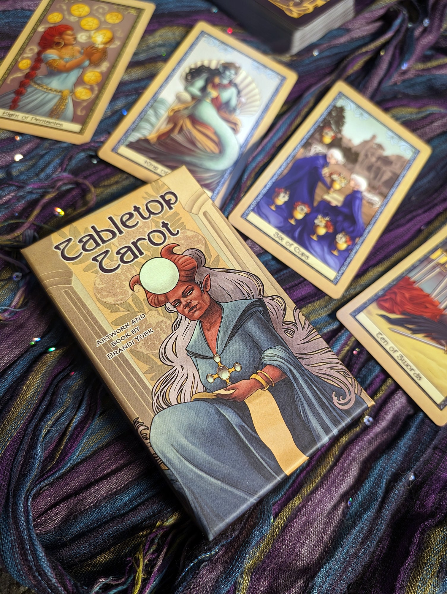 Tabletop Tarot - A Tabletop and Art Nouveau Inspired Tarot Deck
