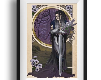 Critical Role - Forsaken - Print - Dungeons and Dragons Yasha