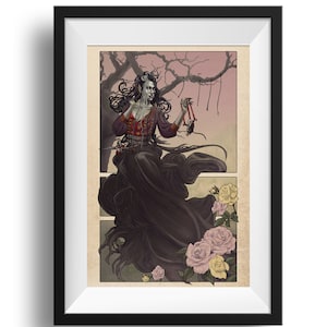 Critical Role - Fun Scary - Print - Laudna Dungeons and Dragons