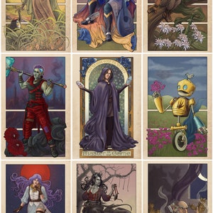 Critical Role - Bells Hells With Matthew Mercer 9 Piece Print Set
