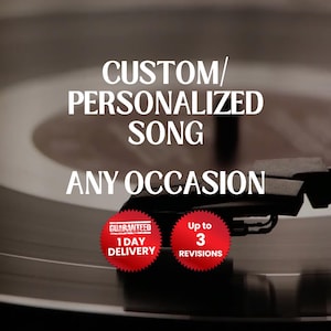 Personalized Song | Custom Song | Your Story as a Song | Custom Songwriting | Custom Song Lyrics | Personal Song Gift | MP3 | Royalty Free