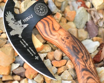 Maßgeschneiderte Viking Pizza Cutter Axt, Einzigartige Pizza Hand geschmiedet Pizza Axt, personalisierte Geschenk für ihn, Geschenk für sie, handgemachtes Geschenk für Männer