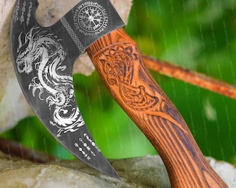 Viking Pizza Cutter axe, Unique Pizza Custom Hand Forged Pizza Axe, Pizza Peel, Personalized gift for him, Custom Gift for her, Viking gift