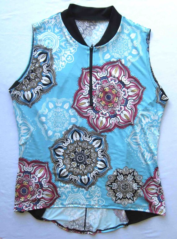 turquoise cycling jersey