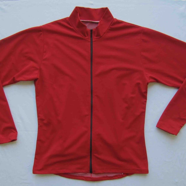 Women's Bike jersey Jacket Solid Red - See listing details for sizes available