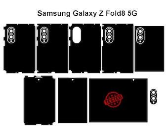 Samsung Galaxy Z Fold 8 5G Skin Vector Template Cut Files Svg Dxf Png