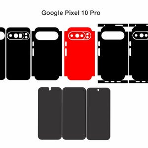 Google Pixel 10,10Pro,10XL Series Bundle Templates Vector Cut Files Svg Dxf