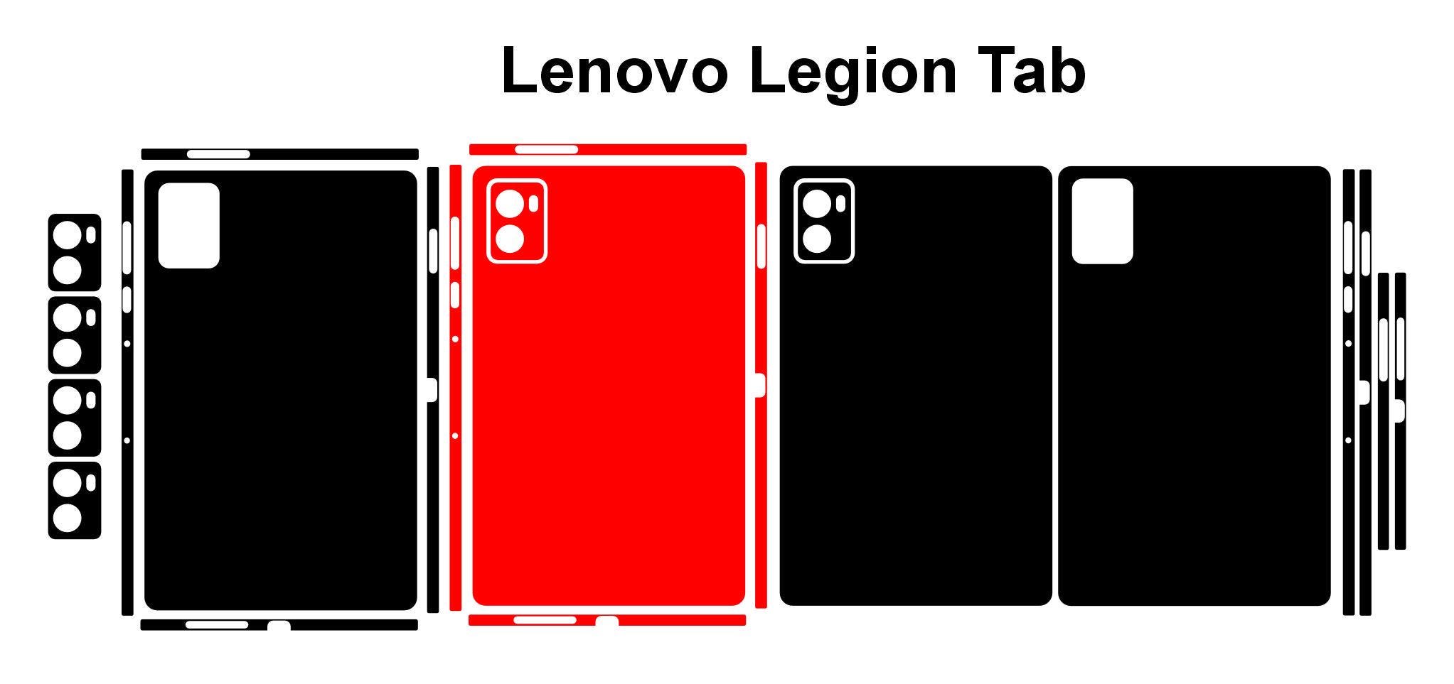 Lenovo Legion Tab Skin Cut Files SVG - Digital Download, Easy to Use Design for Personalized Device Wrap