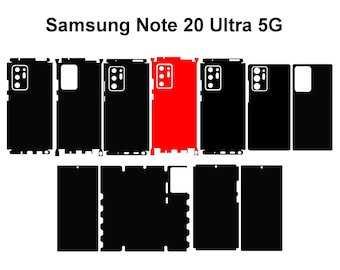Samsung Galaxy Note 20 Ultra 5g Skin Vector Template Cut Files Svg Dxf Png