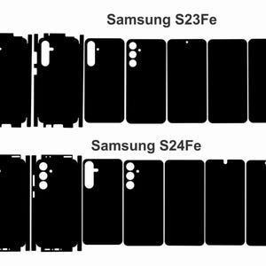 Samsung Galaxy S23 Fe & S24 Fe Skins: Vector Cut Files (SVG)