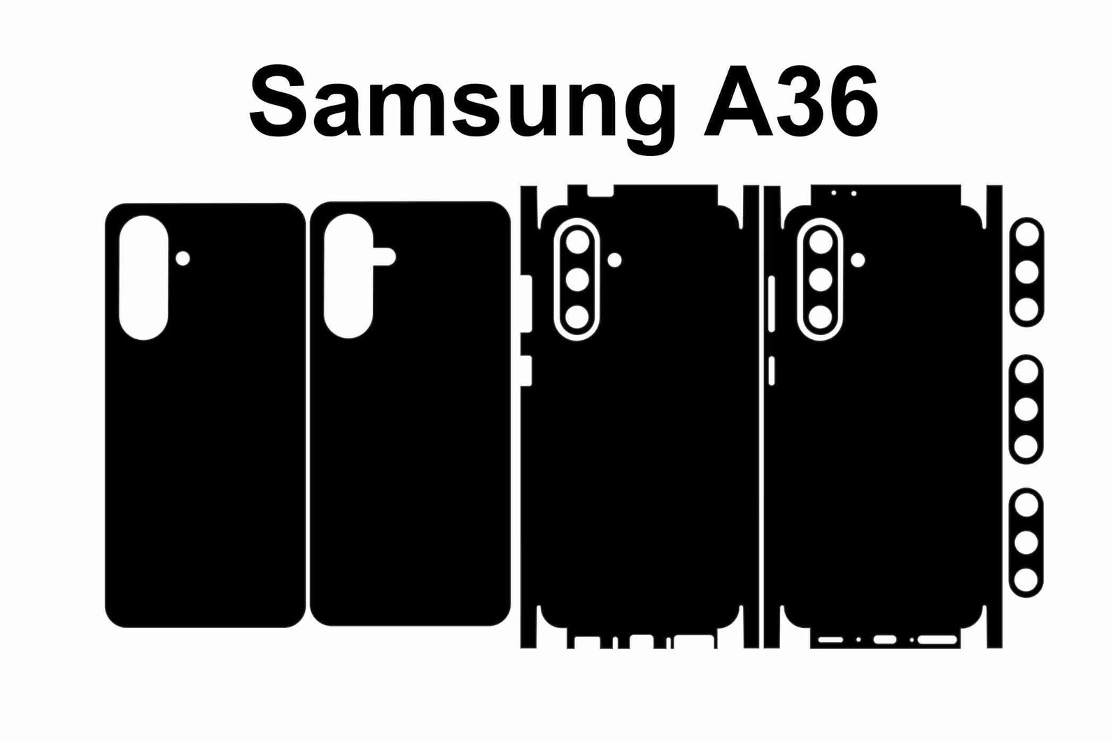 Samsung Galaxy A36 5G Skin Template: Vector Files & Die Cut Layout - Etsy