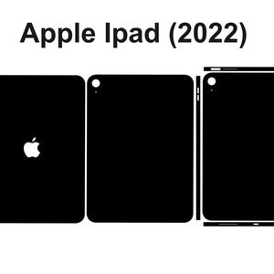 iPad 10th Gen SVG Cut File Template: 10.9-Inch iPad 2022 Vector (Digital Download)