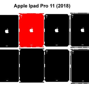 iPad Pro 11 2018 Skin SVG | Vector Template for Cricut, Silhouette, Laser Cutter Instant Download