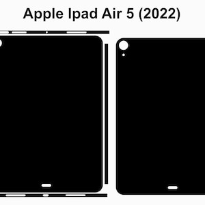 Op de afbeelding: Zwarte Apple iPad Air 5 (2022) tablet-computer met een camera lens aan de achterkant.