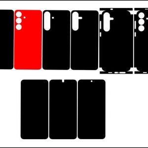 Samsung Galaxy S25 FE Skin Vector Template Cut Files Svg DxF Png Instant Digital