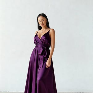 Wrap for Formal Gown Eggplant - Etsy