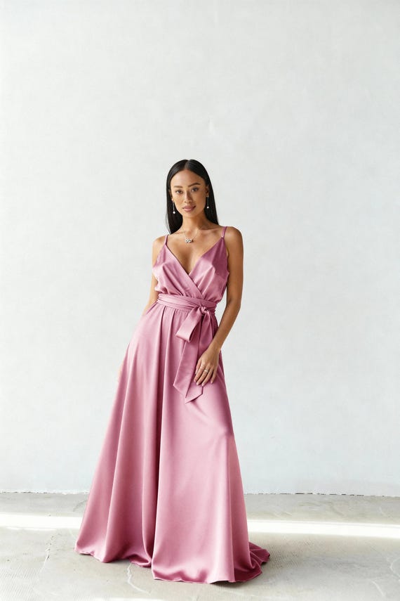 slim fit dress slacks Victoria Maxi Dress - Dusty Pink - Buy Women's Dresses