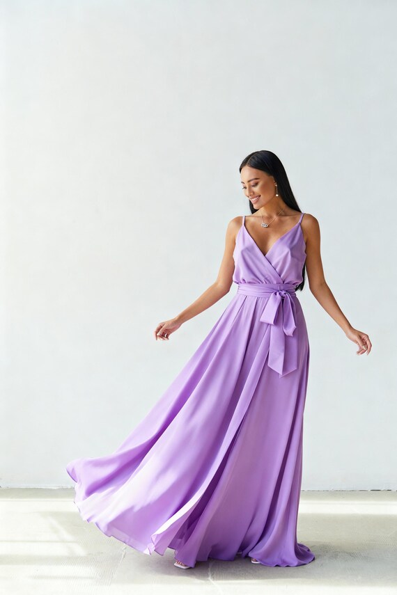 lavender silk maxi dress Womens Next Lavender Purple Satin Cowl Neck Wedding Guest Bridesmaid Maxi Dress US 14 Tall