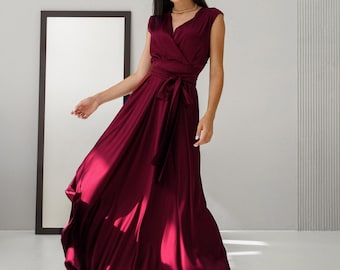 elora maxi dress Elora Sheer Blue Floral Maxi Dress – RESAMON