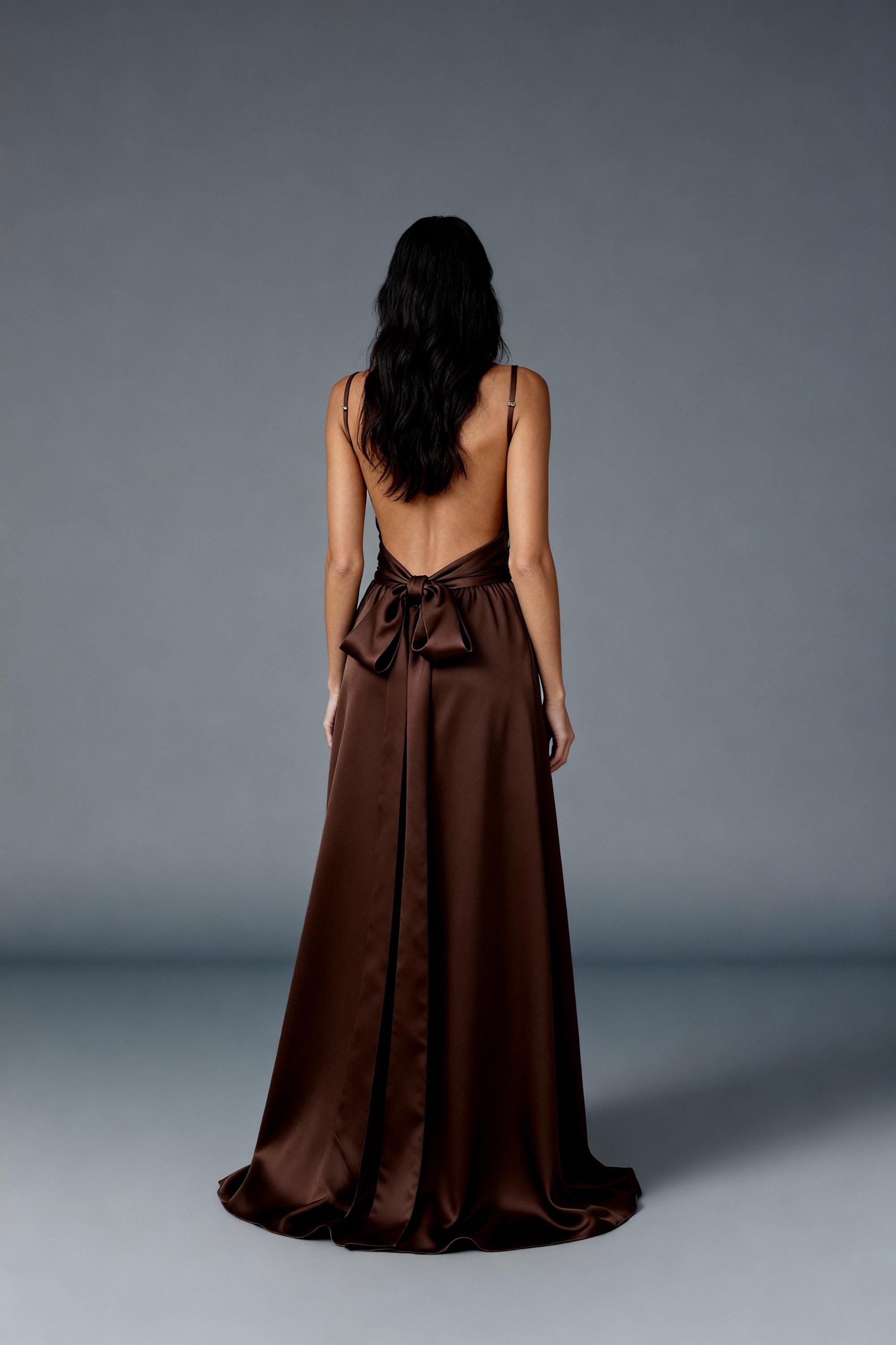 Espresso Brown Bridesmaid Dress