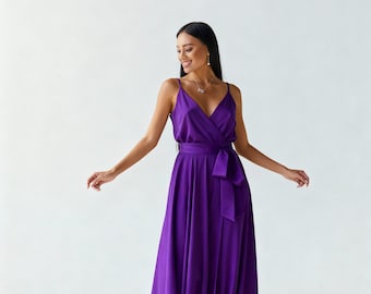 purple fit and flare maxi dress Women Black & Purple Tropical Printed V-Neck Sleeveless Zipper-Up Woven Fit  & Flare Maxi Dress
