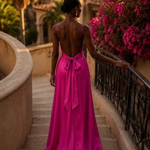 pink dress black tie Pink Black Tie Dresses