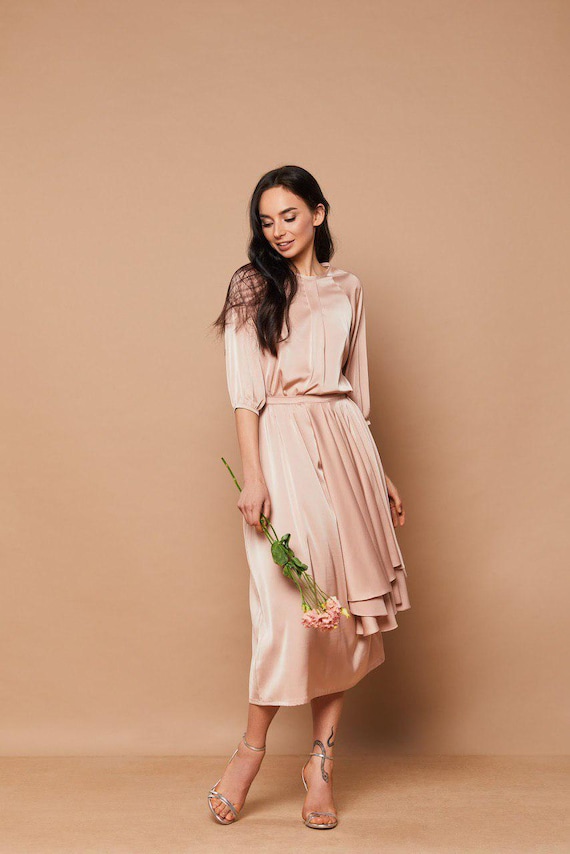 embroidered tank midi dress Catrine Applique Tank Dress