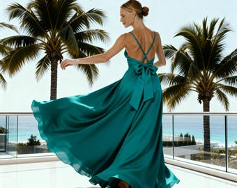 aqua blue infinity dress INFINITY GODDESS DRESS - AQUA BLU