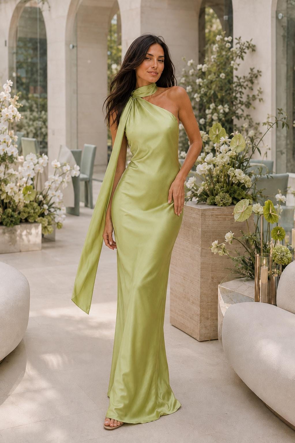 ladies green dress Velvi - Size Xs, Kari Wrap Maxi - Olive - Final Sale Dressed Undressed Girls - milo_SEMISALE23 day or night COLOR:Pink Gingham