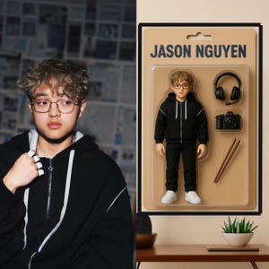 Custom Action Figure Portrait – Personalized Cartoon Toy Box Art – Digital Download – Ultimate Gift for Him, Her, Couples & Best Friends!