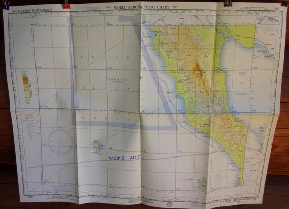 Vintage Aeronautical Charts For Sale