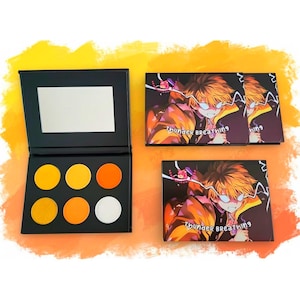 Demon Slayer Zenitsu Agatsuma Thunder Breathing Eyeshadow Palette