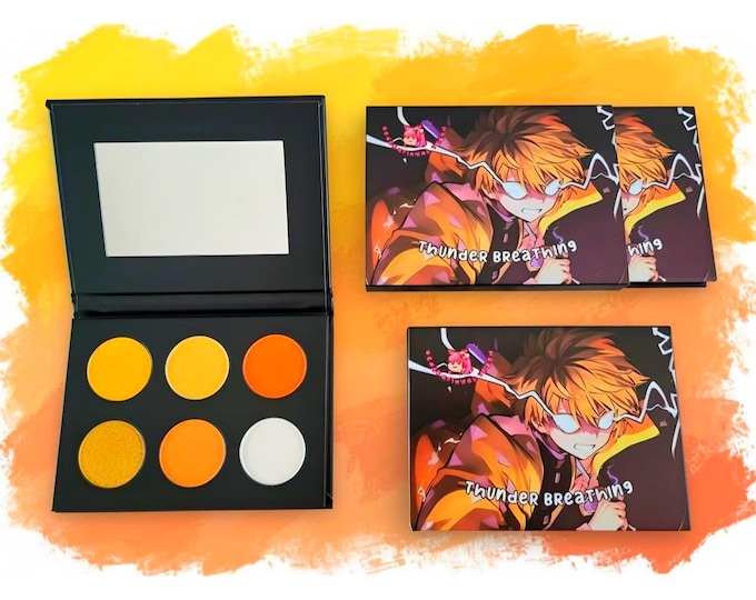 Demon Slayer Zenitsu Agatsuma Thunder Breathing Eyeshadow Palette