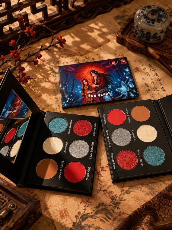 800 Years Eyeshadow Palette Heavens Official Blessing Inspired