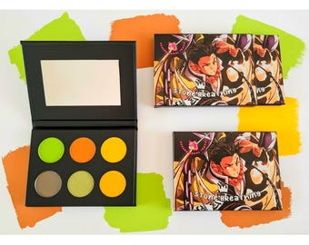 Paleta de sombras de ojos Demon Slayer Gyomei Himejima Stone Breathing