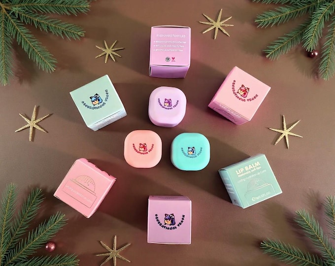 Vegan Lip Balm - Cruelty Free & Enriched with Cocoa and Shea Butters