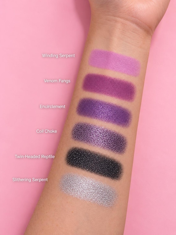 Obanai Serpent Breathing Eyeshadow Palette | Anime Cosplay Makeup (6-Pan) | Demon Slayer Inspired