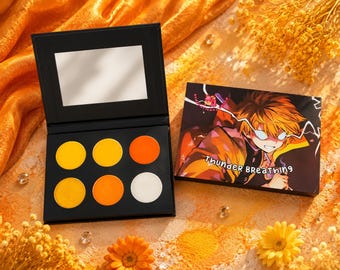 Palette de fards à paupières « Souffle de tonnerre » inspirée par Zenitsu