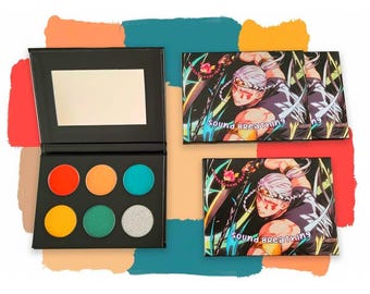 Paleta de sombras de ojos Demon Slayer Tengen Uzui Sound Breathing