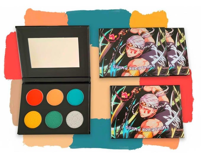 Demon Slayer Tengen Uzui Sound Breathing Eyeshadow Palette