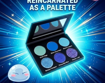 YA DISPONIBLE - Paleta de sombras de ojos Rimiru inspirada en el slime, reencarnada