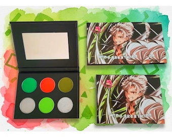 Paleta de sombras de ojos Wind Breathing de Demon Slayer Sanemi Shinazugawa