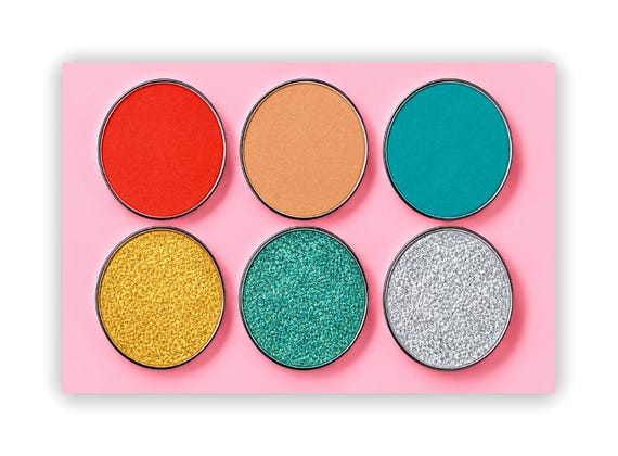 Tengen Sound Breathing Eyeshadow Palette | Anime Cosplay Makeup (6-Pan) | Demon Slayer Inspired