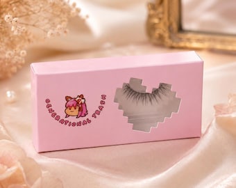 Faux cils en vison - Styles de maquillage cosplay anime gratuits, vaporeux et réutilisables