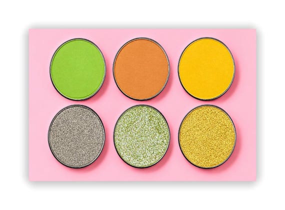 Gyomei Stone Breathing Eyeshadow Palette | Anime Cosplay Makeup (6-Pan) | Demon Slayer Inspired