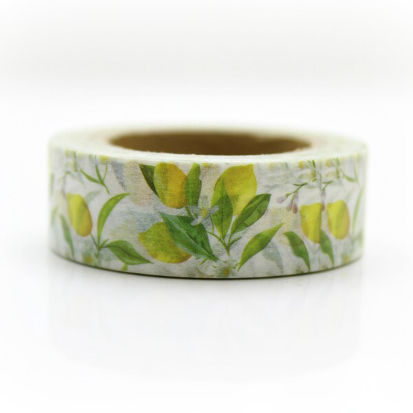 Lemon Tree Washi Tape - Craft Supplies - Pegatinas del planificador - Erin Condren - Scrapbooking - Bujo Journal - Deco Tape - Love My Tapes