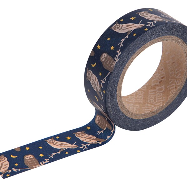 33 Búho familia Washi cinta- búho washi-noche búho-craft suministros-fabricación de tarjetas- party suministros-planificador pegatinas-bodas-Love My Tapes-Dailylike