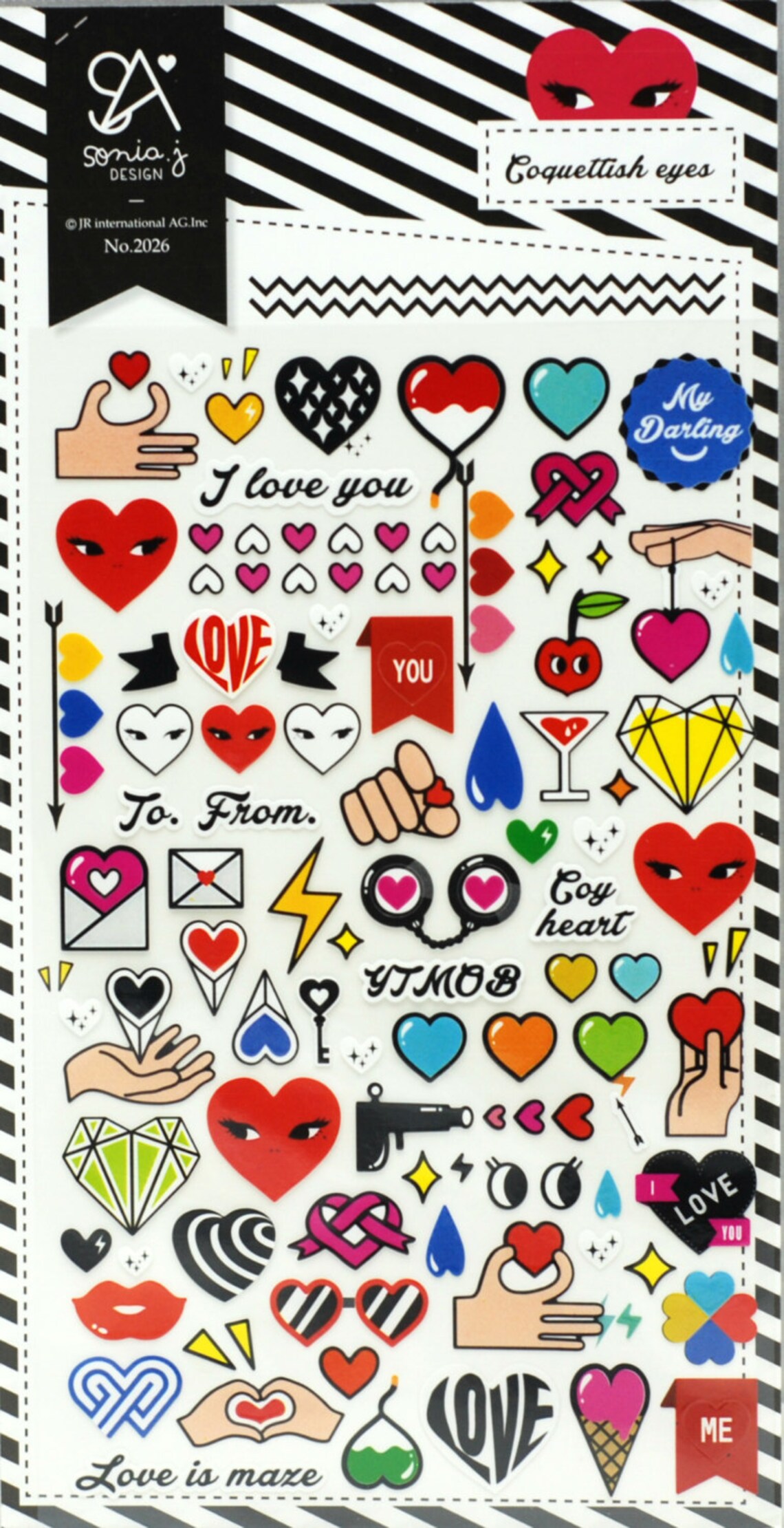 Love Stickers-scrapbooking Stickers-planner Stickers-erin | Etsy