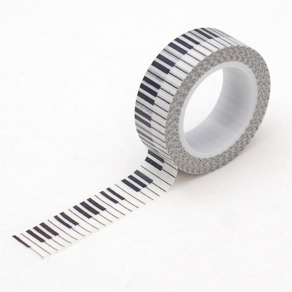Piano Washi Tape - Music masking tape - planner stickers - invitaion card - Love My Tapes - LMT 1212