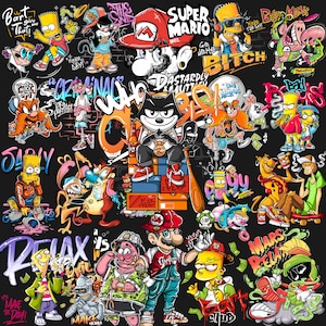 Streetwear T-Shirt Designs Bundle: Urban, Floral, Biker (PNG Download)